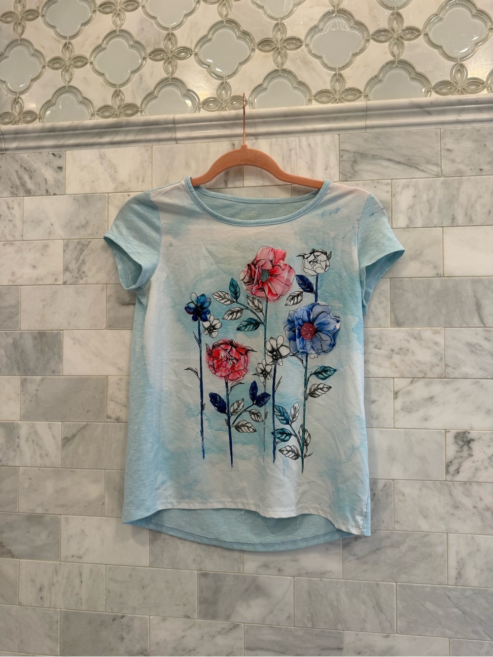 Collectible Jessica Simpson floral tee